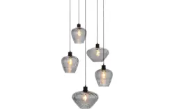 Goossens hanglamp dijon zwart metaal - 8228442-01