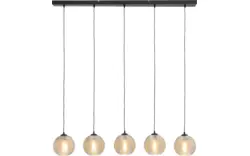 Goossens hanglamp soleil zwart metaal - 8228444-01