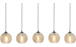 Goossens hanglamp soleil zwart metaal - 8228444-01