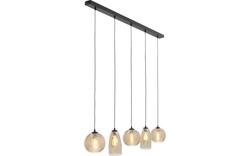 Goossens hanglamp soleil zwart metaal - 8228445-02