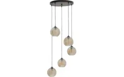Goossens hanglamp soleil zwart metaal - 8228446-01
