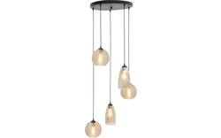 Goossens hanglamp soleil zwart metaal - 8228447-02