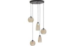 Goossens hanglamp soleil zwart metaal - 8228447-01