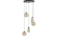 Goossens hanglamp soleil zwart metaal - 8228447-01