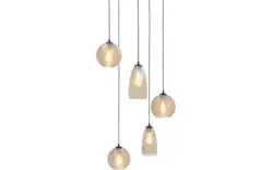 Goossens hanglamp soleil zwart metaal - 8228447-01