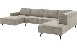 Goossens u bank hercules grijs microvezel - 8229330-01