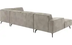 Goossens u bank hercules grijs microvezel - 8229330-01