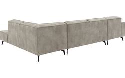 Goossens u bank hercules grijs microvezel - 8229330-01