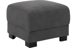 Goossens hocker my style grijs microvezel - 8229339-01