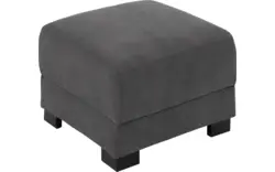 Goossens hocker my style grijs microvezel - 8229339-01