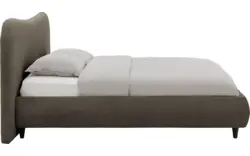 Goossens bedframe pecaro bruin stof - 8229395-01