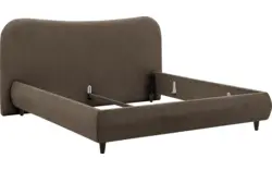 Goossens bedframe pecaro bruin stof - 8229395-01