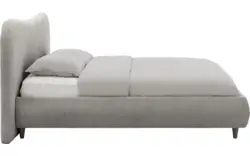 Goossens bedframe pecaro grijs stof - 8229398-01