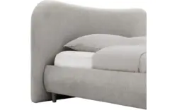 Goossens bedframe pecaro grijs stof - 8229398-01