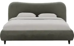 Goossens bedframe pecaro groen stof - 8229399-01