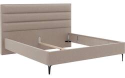 Goossens bedframe elite bruin stof - 8229401-11