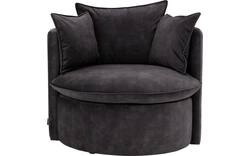 Goossens fauteuil bonne grijs stof - 8229417-03