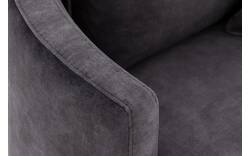 Goossens fauteuil bonne grijs stof - 8229417-01