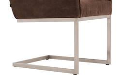 Goossens excellent eetkamerstoel tom bruin leer - 8229418-01