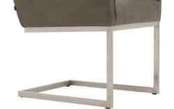 Goossens excellent eetkamerstoel tom grijs leer - 8229419-01