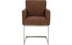 Goossens excellent eetkamerstoel tom bruin leer - 8229420-01