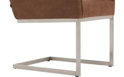 Goossens excellent eetkamerstoel tom bruin leer - 8229420-01