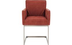 Goossens excellent eetkamerstoel tom rood leer - 8229424-01