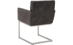 Goossens excellent eetkamerstoel tom bruin leer - 8229425-01