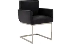 Leder buffalo superzwart