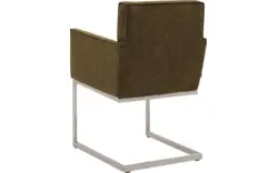Goossens excellent eetkamerstoel tom groen micro leer - 8229428-01