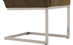Goossens excellent eetkamerstoel tom groen micro leer - 8229428-01