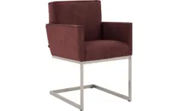 Goossens excellent eetkamerstoel tom rood micro leer - 8229429-01