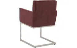Goossens excellent eetkamerstoel tom rood micro leer - 8229429-01