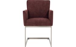 Goossens excellent eetkamerstoel tom rood micro leer - 8229429-01