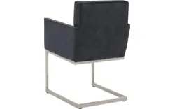 Goossens excellent eetkamerstoel tom blauw micro leer - 8229430-01