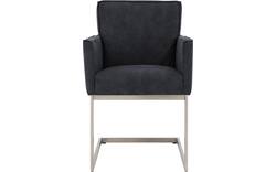 Goossens excellent eetkamerstoel tom blauw micro leer - 8229430-01