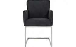 Goossens excellent eetkamerstoel tom blauw micro leer - 8229430-01