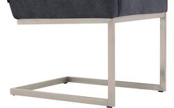 Goossens excellent eetkamerstoel tom blauw micro leer - 8229430-01