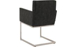 Goossens excellent eetkamerstoel tom grijs micro leer - 8229431-02