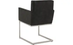 Goossens excellent eetkamerstoel tom grijs micro leer - 8229431-01