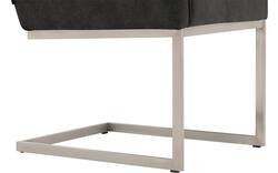 Goossens excellent eetkamerstoel tom grijs micro leer - 8229431-01