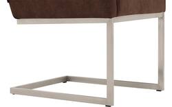 Goossens excellent eetkamerstoel tom bruin micro leer - 8229433-01