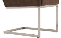 Goossens excellent eetkamerstoel tom bruin micro leer - 8229434-01