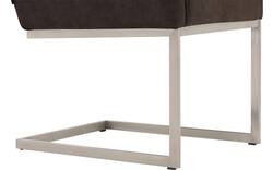 Goossens excellent eetkamerstoel tom bruin micro leer - 8229435-01