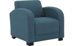 Goossens fauteuil my style blauw stof - 8229438-01