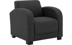 Goossens fauteuil my style zwart stof - 8229444-02
