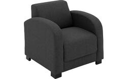 Goossens fauteuil my style zwart stof - 8229444-01