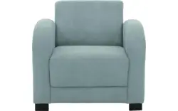 Goossens fauteuil my style blauw microvezel - 8229446-01