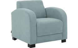 Goossens fauteuil my style blauw microvezel - 8229446-02