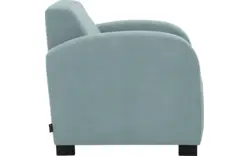 Goossens fauteuil my style blauw microvezel - 8229446-01
